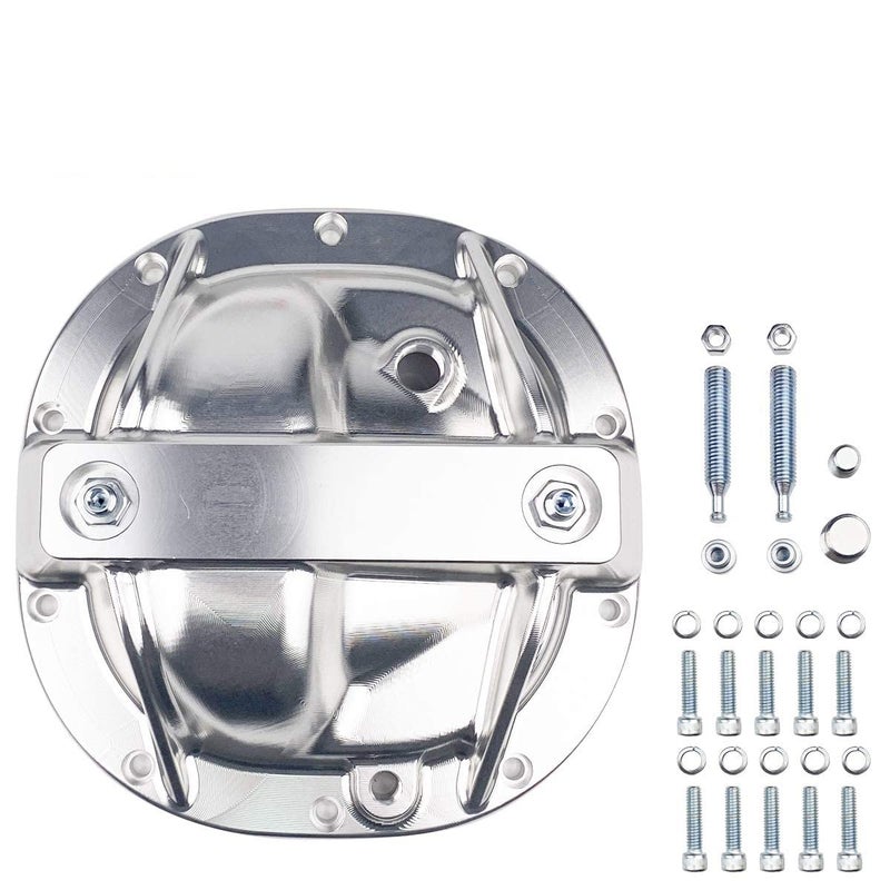 SPELAB Rear Differential Cover Billet Aluminium Alloy 8.8" Differential Cover Compatible with Ford with 10 Bolts - Image 1